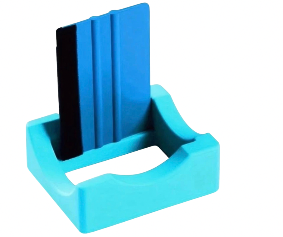 Silicone Cup Cradle (Tumbler Holder) and Felt Edge Squeegee