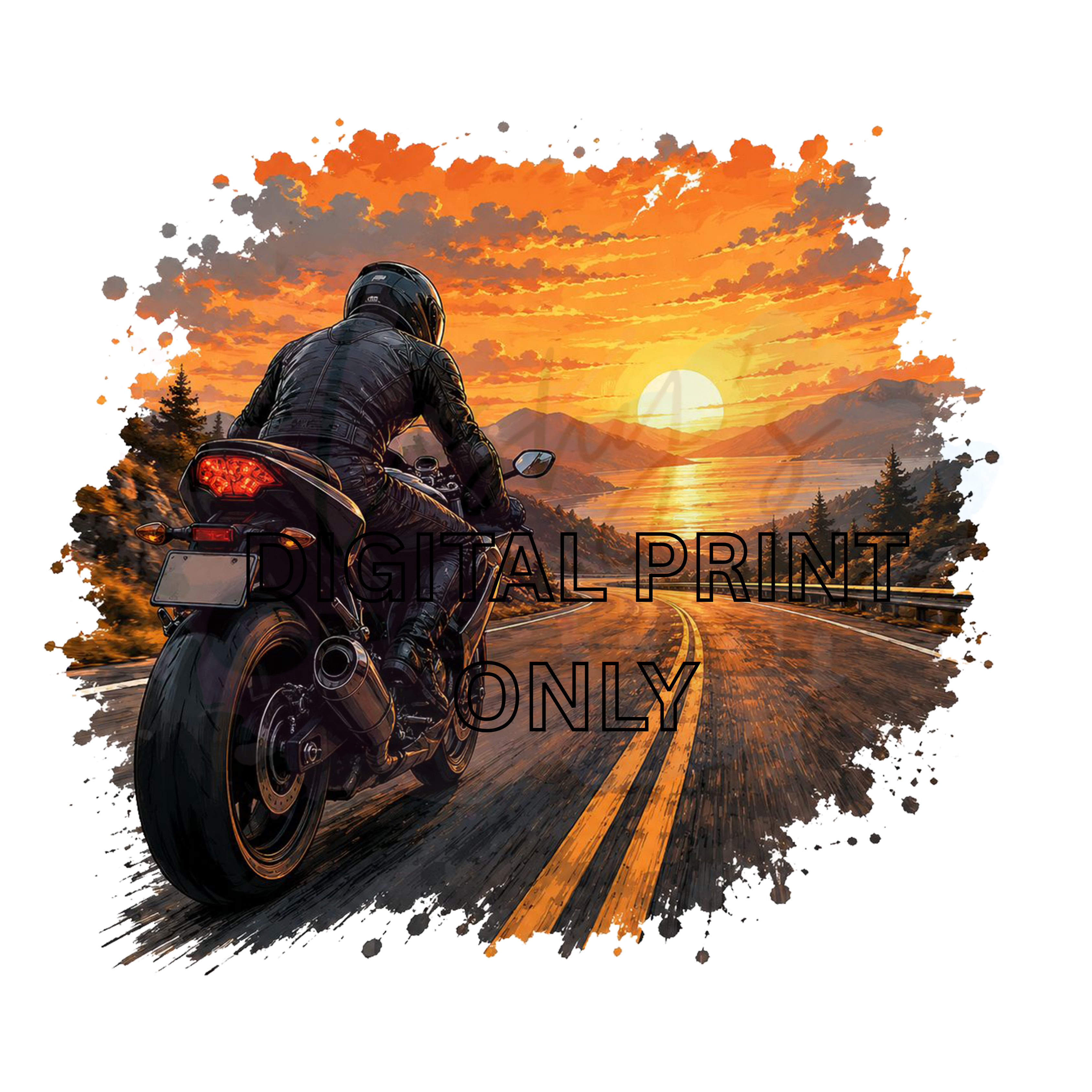 Riding into the sunset