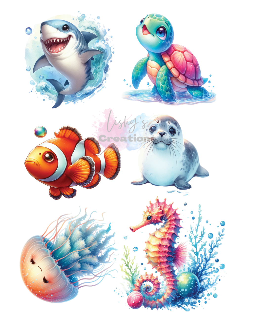 Under the sea Shark etc