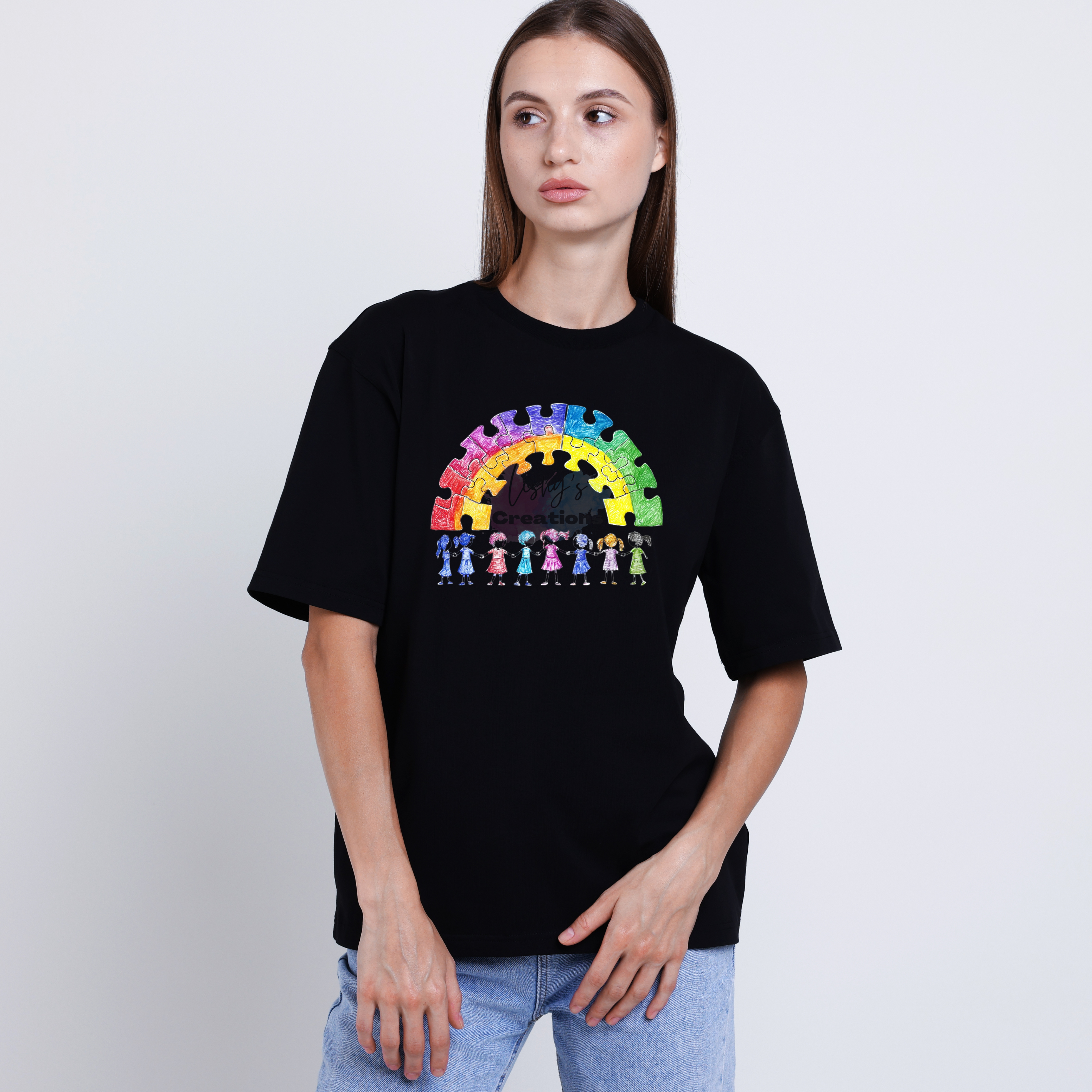 Autism Awareness shirt BLACK SHIRT ADULTS