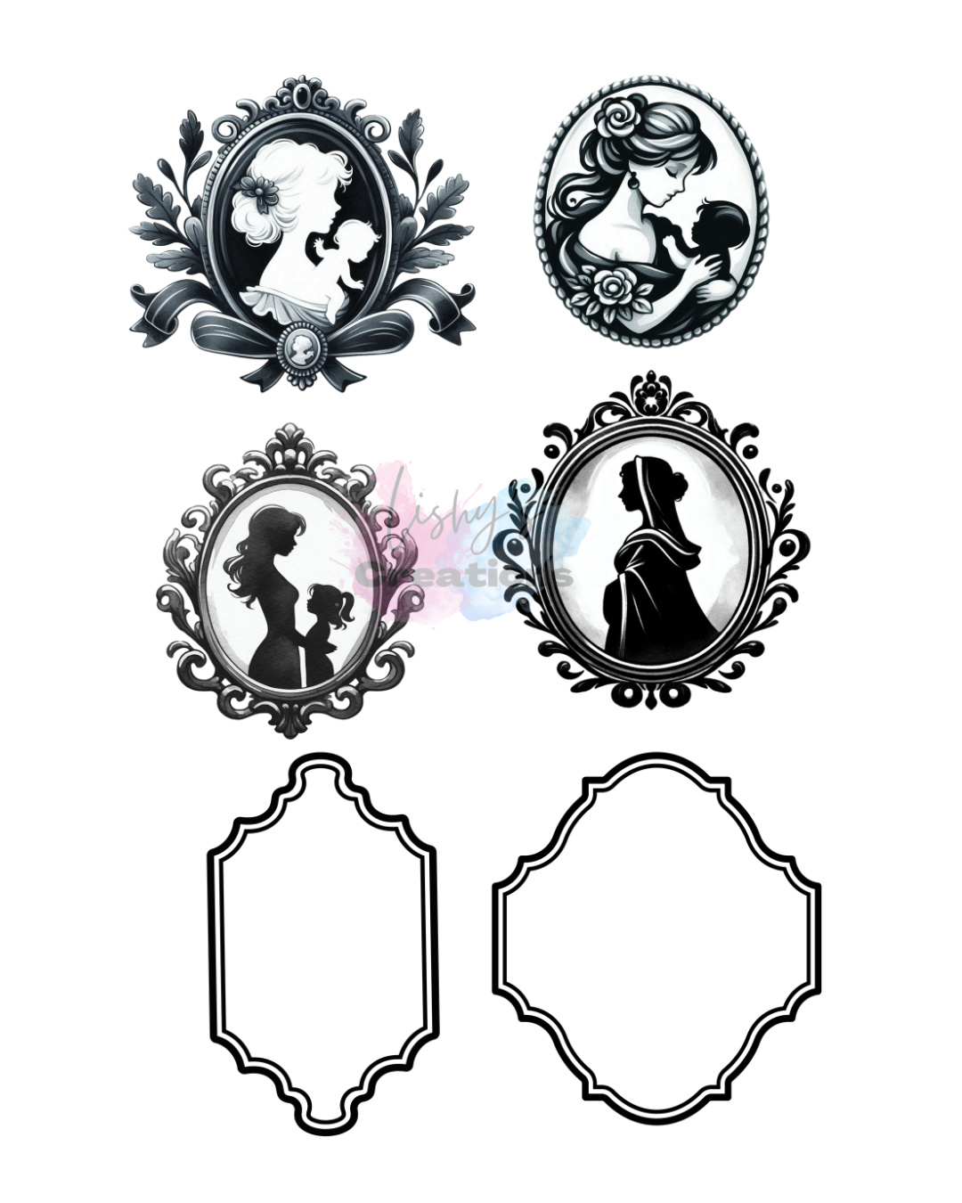 Black and White silhouettes