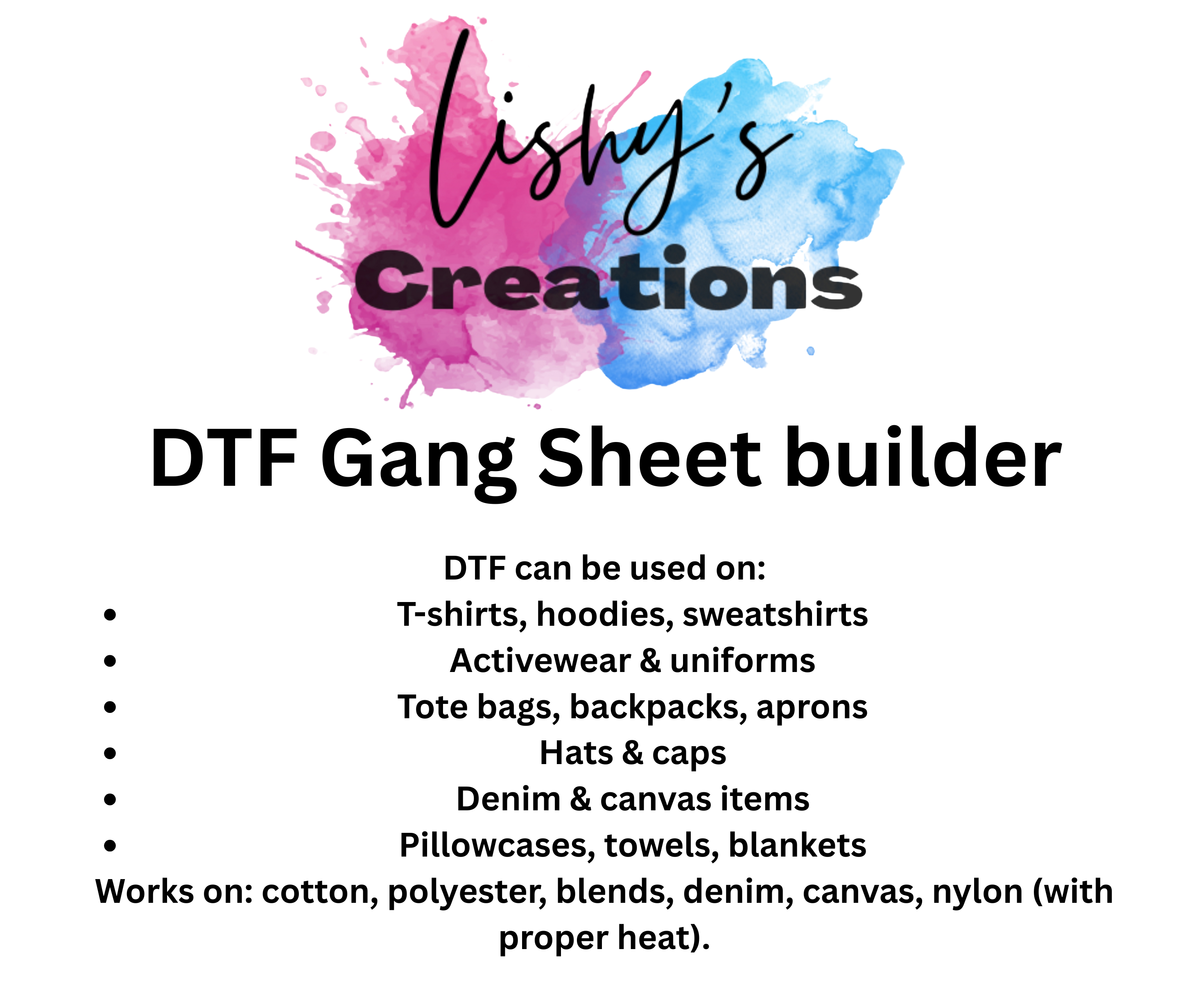 DTF Gang sheet builder