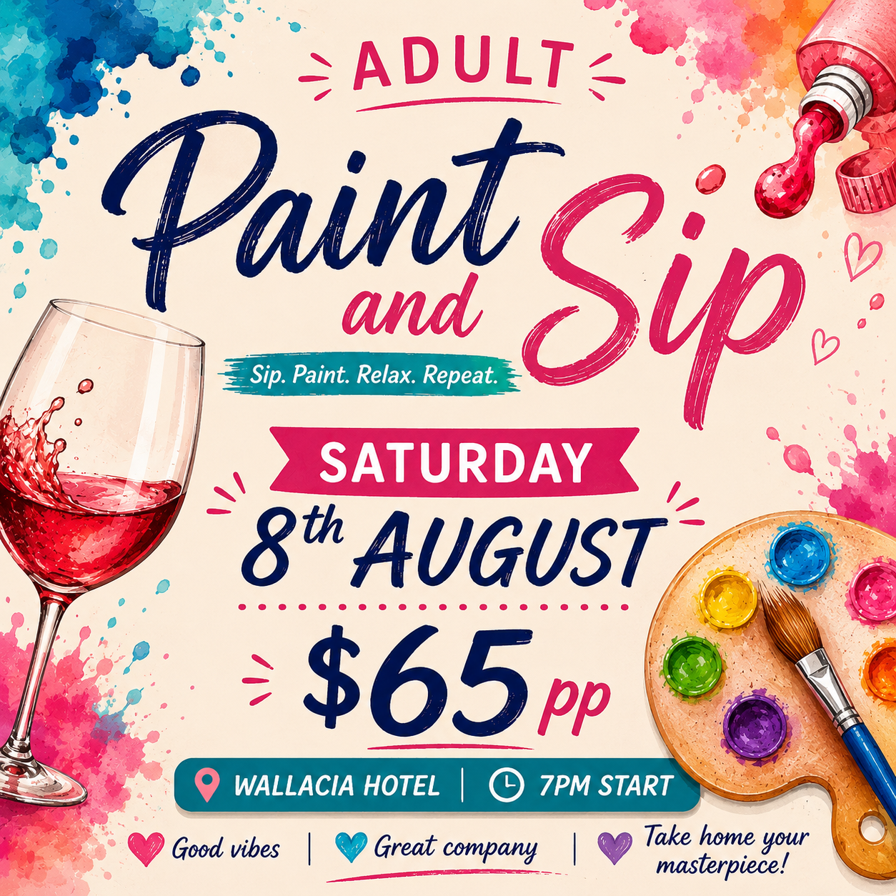 Paint n sip Adults