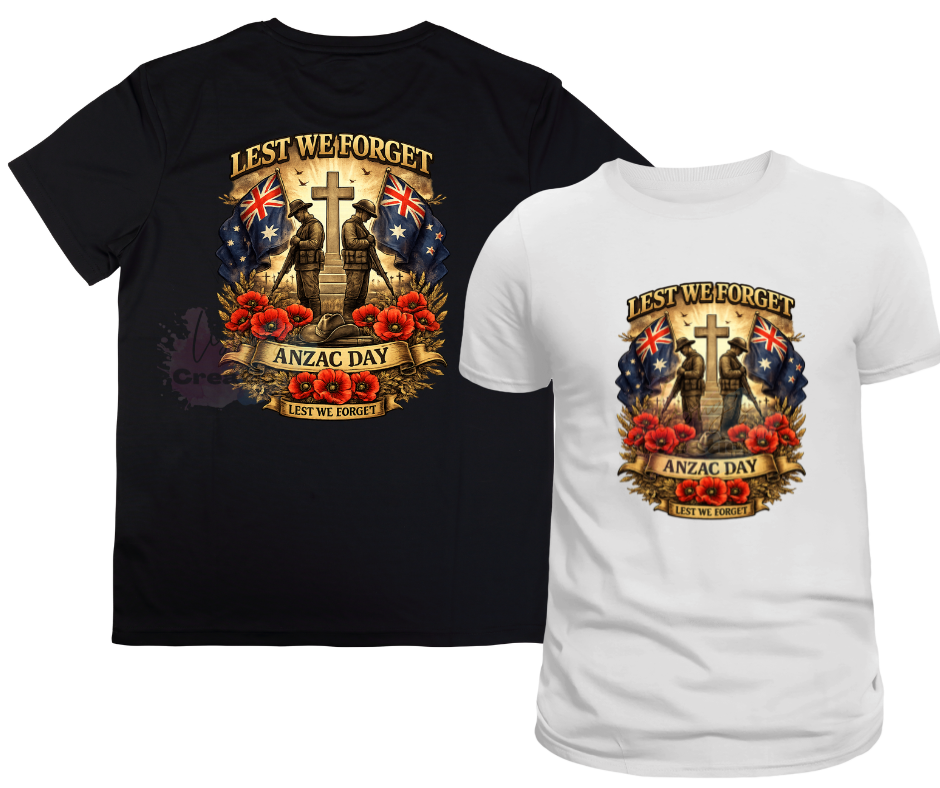 Anzac day shirts DESIGN 1