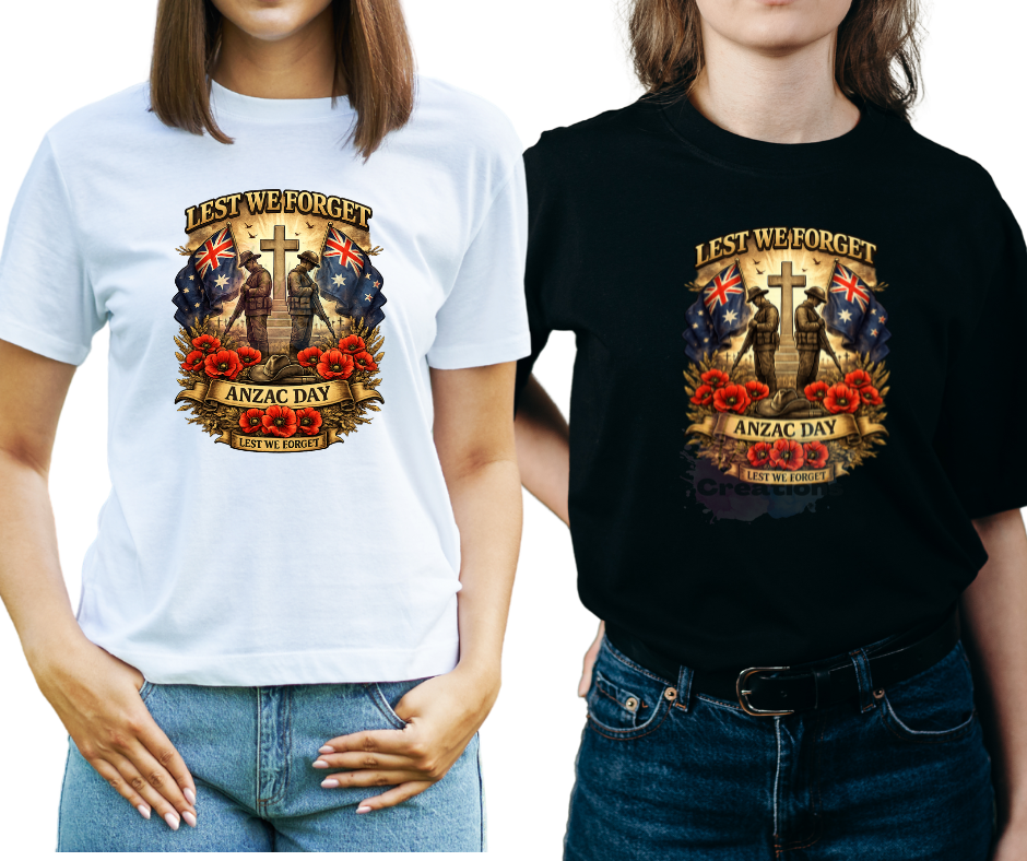 Anzac day shirts (Ladies)