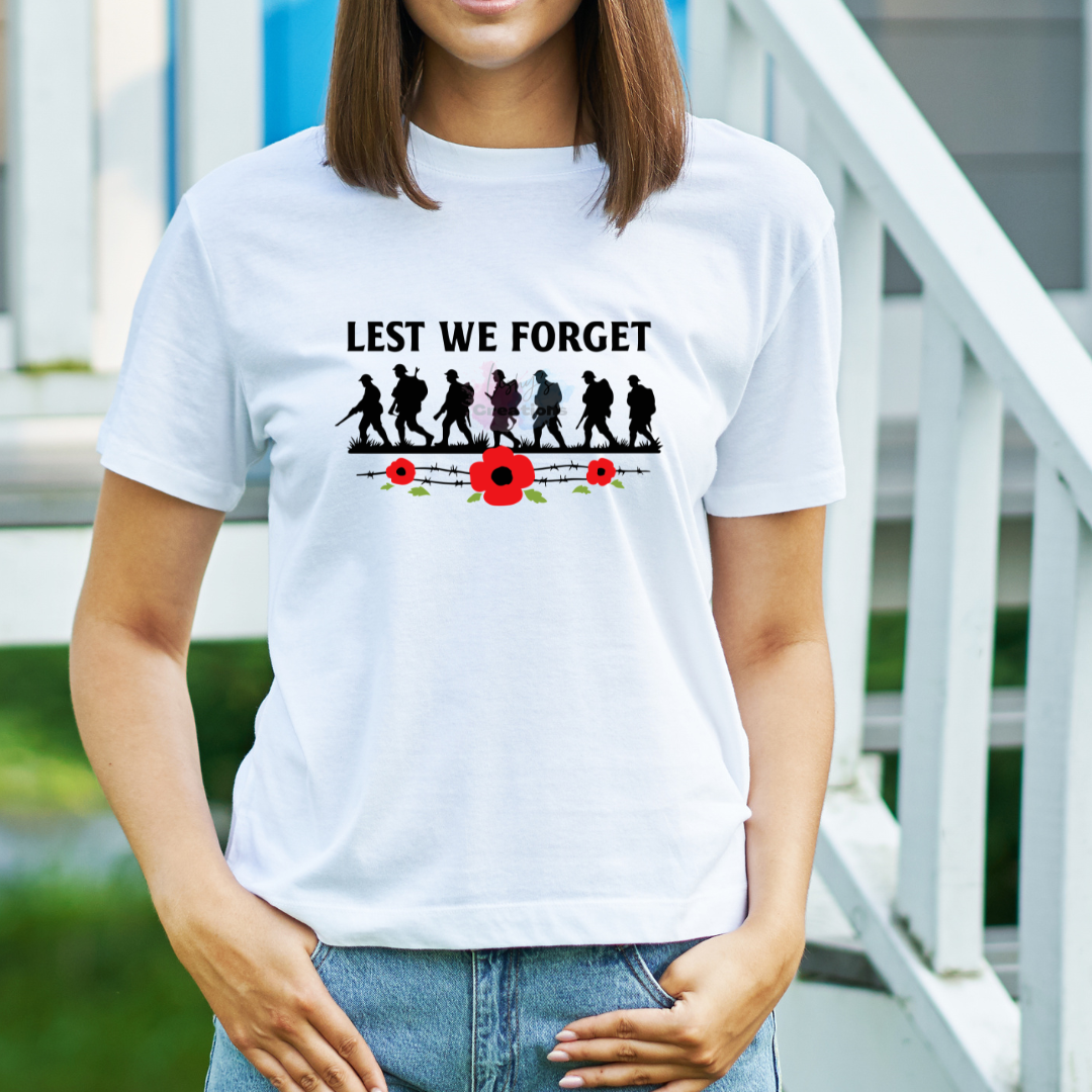 Anzac day shirt Lest We Forget