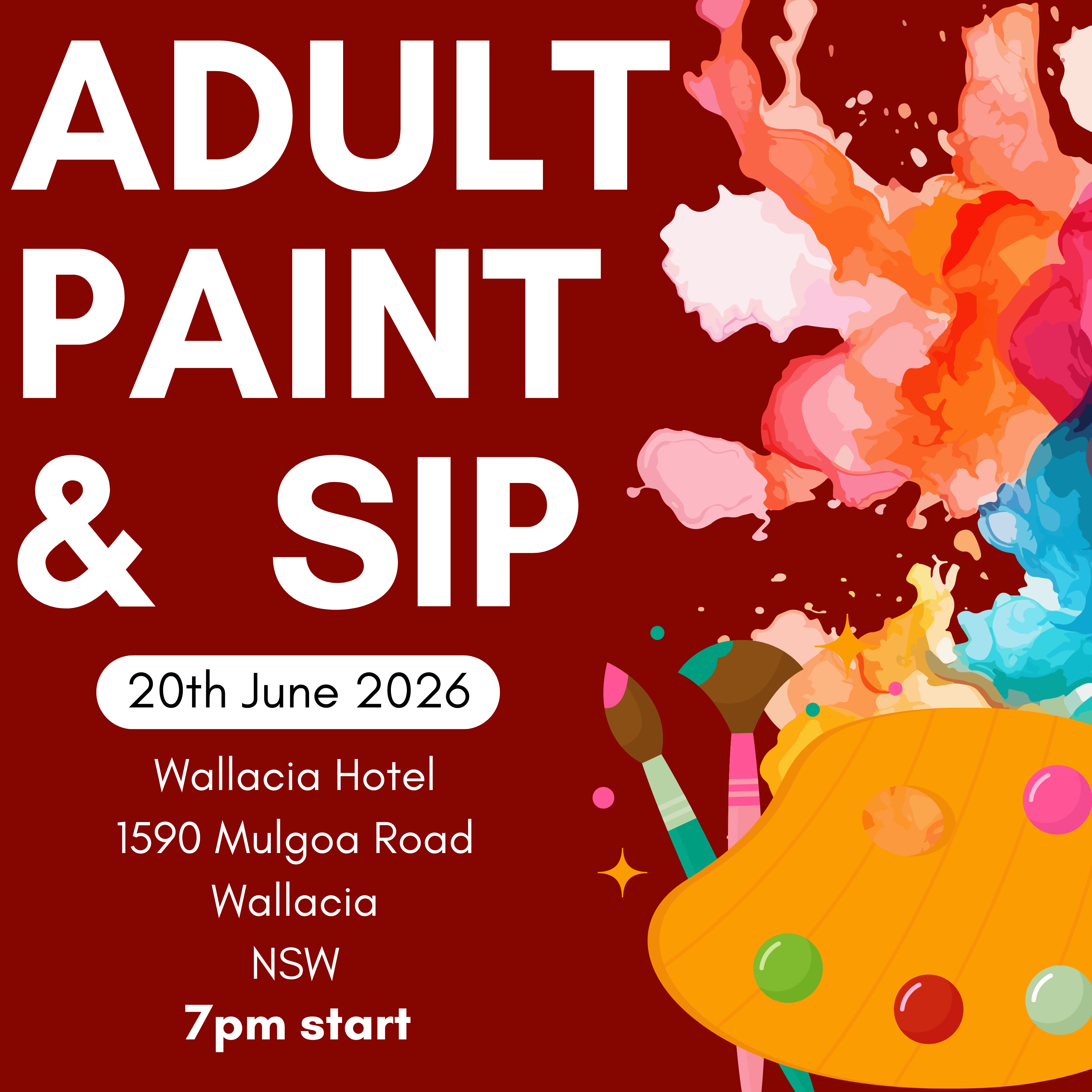 Paint and Sip Adults